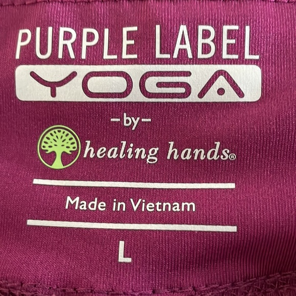 Women’s Burgundy Purple Label Scrub Set Size Large - Picture 6 of 7